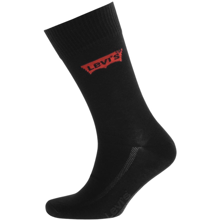 Alternative Image for ProductLevis 168SF Regular Cut 3 Pack Socks Black2
